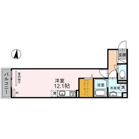 京橋駅 徒歩11分 3階の物件間取画像